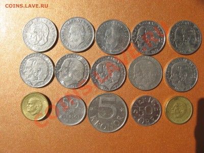 Шведские монеты 10 крон,5 крон,1 крона,50 оре. - IMG_2288.JPG