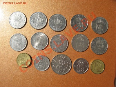 Шведские монеты 10 крон,5 крон,1 крона,50 оре. - IMG_2289.JPG
