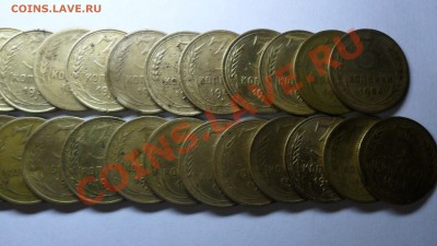 3 копейки 1946-1957г 35 шт,и 3 коп. 1961 1991г, 36 шт. - SAM_1571.JPG