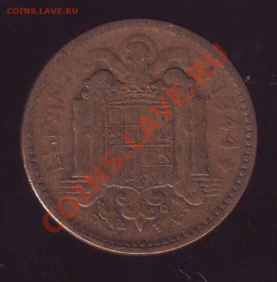 ИСПАНИЯ.ПЕСЕТА. 1944. до 20.11.12 в 22.00мск - Испания. песета 1944 2.JPG