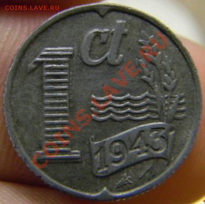 1 цент Нидерланды 1943г. цинк - DSCN3616_thumb