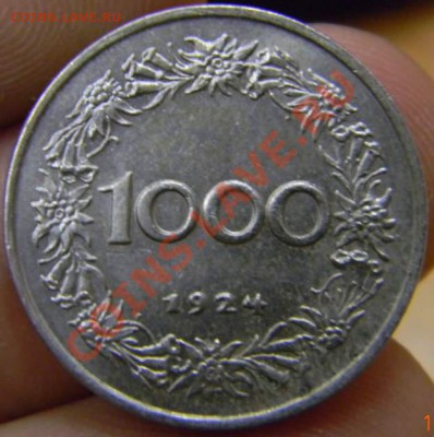 1000 крон Австрия 1924г. - DSCN3764_thumb
