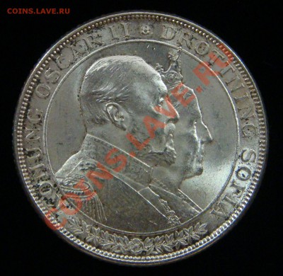 Швеция 2 кроны 1907 UNC - 2
