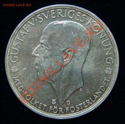 Швеция 5 крон 1935 UNC - 2