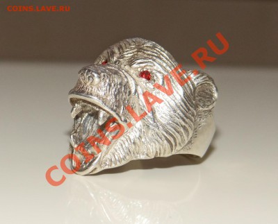 Серебряная Печатка "МЕДВЕДЬ"(925пр.) размер 21,5-22 - DSC03796.JPG