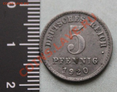 СТАРАЯ ГЕРМАНИЯ 5 пф.1920г. СТАЛЬ. до 21.11.12г. в 22-00 - IMG_2122.JPG