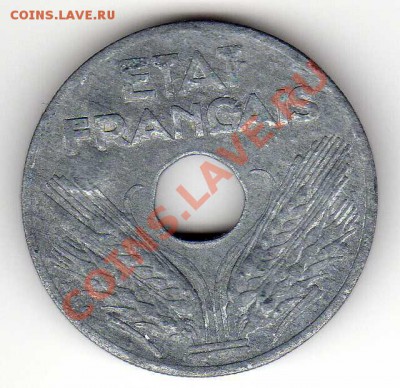 ФРАНЦИЯ 20 САНТИМОВ 1941 ДО 22.11.12 В 22.00МСК (3299) - img325