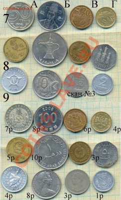 распродажа иностраных монет на выбор  от 1 рубля - скан3