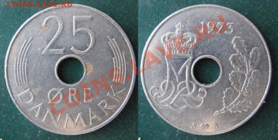 Разная инострань - 341 1 Дания 25 эре 1973