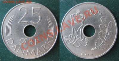Разная инострань - 342 1 Дания 25 эре 1979 г