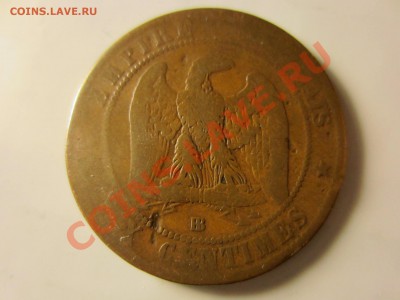 Франция 10 сантим 1865. - IMG_4546