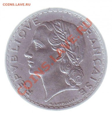 ФРАНЦИЯ.5 ФРАНКОВ.1949.до 24.11.12 в 22.00мск - Франция. 5 франков. 1949 2.JPG