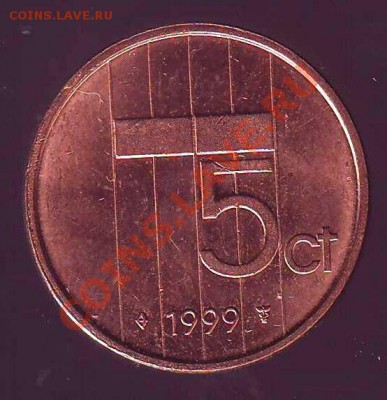 НИДЕРЛАНДЫ.5 ЦЕНТОВ.1999.до 24.11.12 в 22.00мск - Нидерланды 5 центов 1999 1.JPG