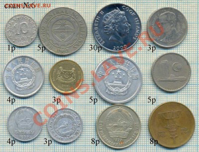 распродажа иностраных монет на выбор  от 1 рубля - №6 2