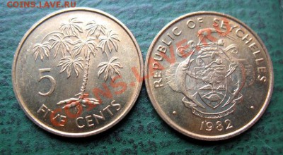  прайс на 24 марта 2013 г. - 56 СЕЙШЕЛЫ 5 центов 1982  г. - UNC = 25.JPG
