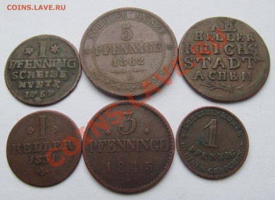 1,3,5 пфенниговые монеты 1757-1862 Германии - IMG_2146.JPG