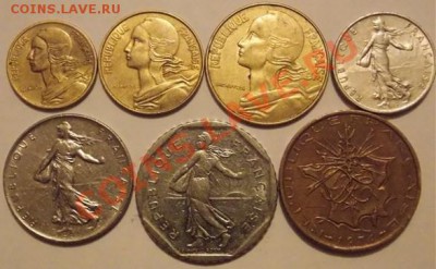 иностранные монеты - франция обратка