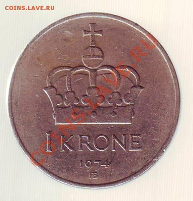 НОРВЕГИЯ.КРОНА.1974.до 25.11.12 в 22.00мск - норвегия крона 1974 2.JPG