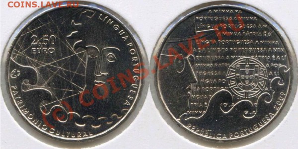 Португалия 2,50 евро 2009 - Pt2009_2,5e