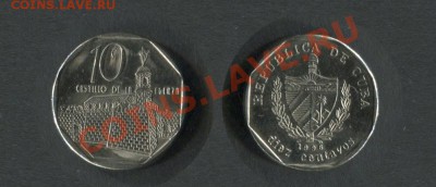 Куба 10 сентаво 1994 - Куба-10-сентаво-1994