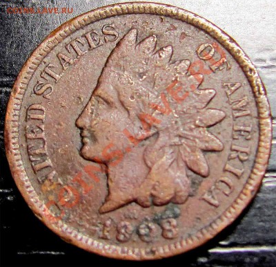 U10 США 1¢ 1908 Indian Head Cent до 26.11 в 22°° - U10 1c 1908_1