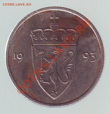 НОРВЕГИЯ.50 ОРЕ.1993.до 27.11.12 в 22.00мск - Норвения. 50 оре 1993 2.JPG