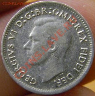 3 пенса Австралия 1949г. - DSCN3902_thumb