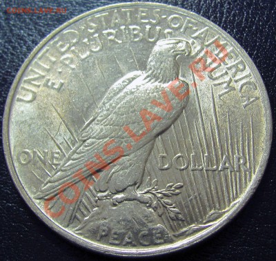 U19 Ag США 1$ Peace Dollar 1922 до 27.11 в 22°° - U19 USA 1$ 1922_2