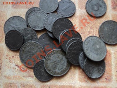 Монеты Рейха ( Цинк ) Пфенниги номинал 1 , 5 , 10 - DSC02986.JPG