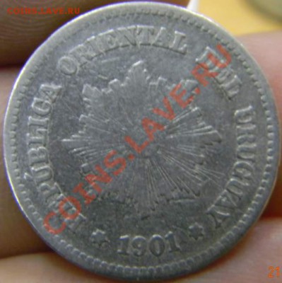 5 сентимос Уругвай 1901г. - DSCN3954_thumb
