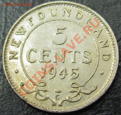 U22 Ньюфаундленд 5¢ 1945 до 28.11 в 22°° - U22 NFLD 5c 1945_1