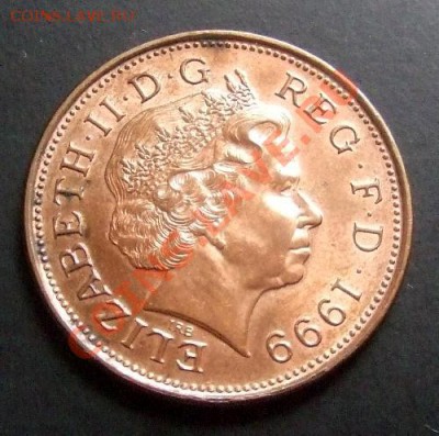 ВЕЛИКОБРИТАНИЯ 2 пенса (1999) до 26.11 (22.00) - Великобритания 2 пенса (1999) А