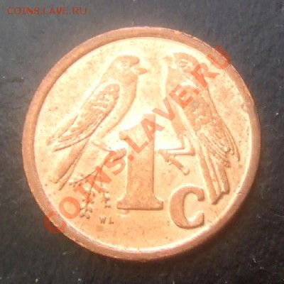 ЮЖНАЯ АФРИКА 1 цент (1998) до 26.11 (22.00) - Ю.Африка 1 цент (1998) Р