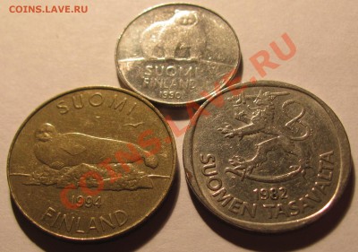 три монеты fin до 23.11.12 - аук