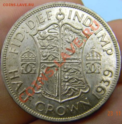 2 кроны 1939г. Британия ХF (монета в блеске) - DSCN4028_thumb