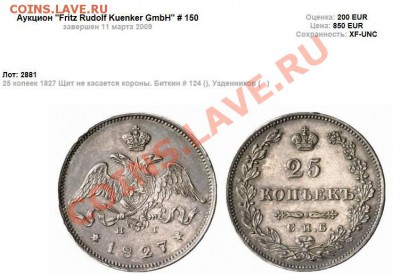 25 копеек 1827 - как думается по подлинности? - Безымянный