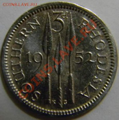 3 пенса Южная Родезия 1952г. - DSCN4029_thumb