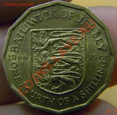 4 шиллинга Джерси юбилейная 1966г. - DSCN3993_thumb