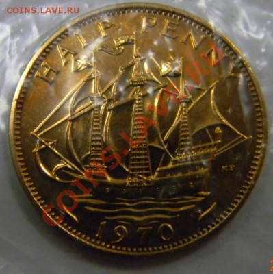 2 пенни Великобритания Proof 1970г. - DSCN4009_thumb