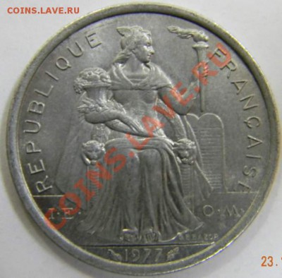 2 франка Новая Каледония 1977г. - DSCN4043_thumb
