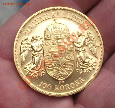 100 KORONA 1908 год золото - DSCF1045яя