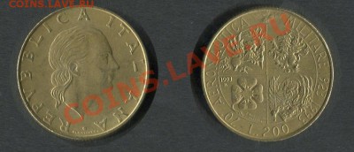 Италия 200 лир 1993 - Италия-200-лир-1993