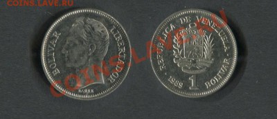 Венесуэла 1 боливар 1989 - Венесуэла-1-боливар-1989