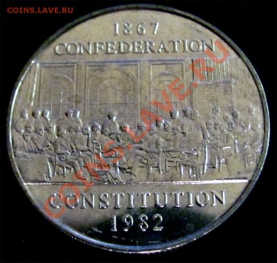 Монеты 1982 года - Canada 1$ 1982_1
