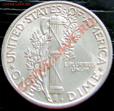 U41 Ag США 10¢ Dime 1944 A-Unc до 30.11 до 22°° - U41 Dime 1944_3