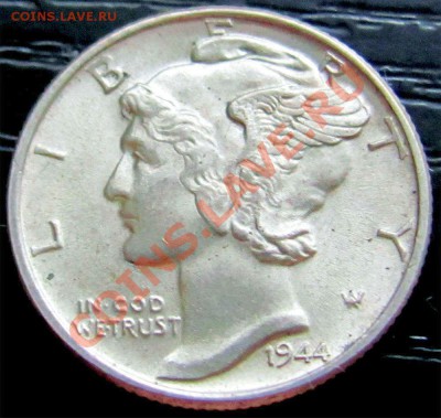 U41 Ag США 10¢ Dime 1944 A-Unc до 30.11 до 22°° - U41 Dime 1944_2