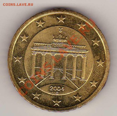 ГЕРМАНИЯ 50 ЕВРОЦЕНТОВ 2004G Г.ШМИДТ ДО 29.11.12-22Ч (3649) - img504