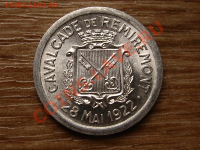 Франция нотгельд 25 c  1922 Remiremont до 26.11.12 в 21.00 М - IMG_6660