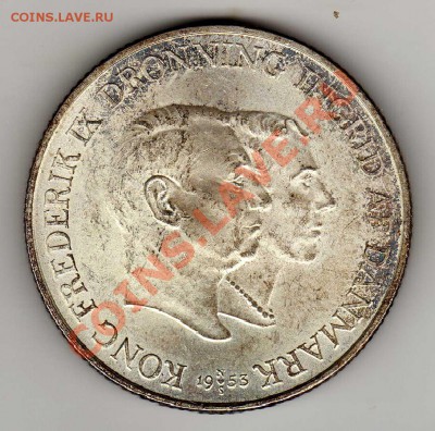 Ag ДАНИЯ 2 КРОНЫ 1953 ГРЕНЛАНДИЯ ДО 29.11.12 В 22.00Ч (3784) - img586