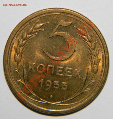 5 копеек 1955 года------------ Штемпельная до 26.11 в 22:05 - 111 6227